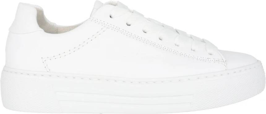 Gabor Witte vetersneaker voor vrouwen White Dames