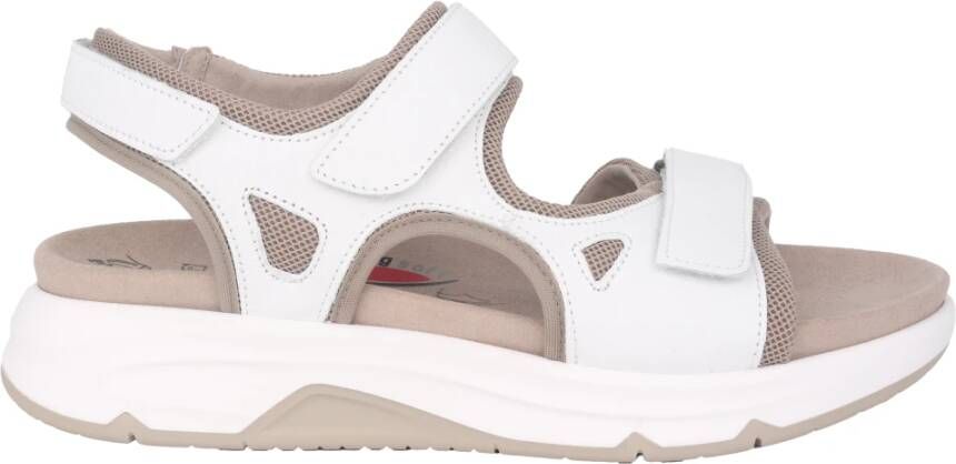 Gabor Witte wandelsandalen voor vrouwen White Dames