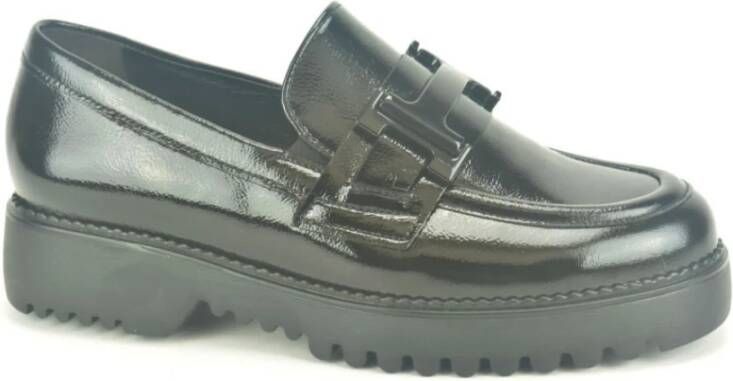 Gabor Zwart Kant Moccasin Black Dames