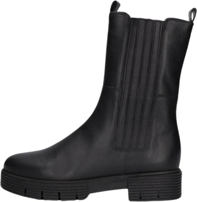 Gabor Zwarte Chelsea boots Chunky zool Black Dames