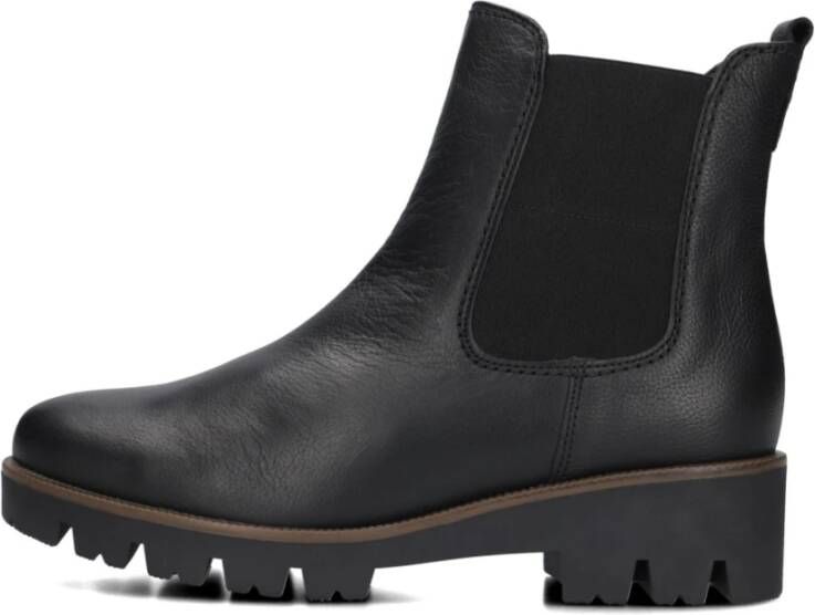 Gabor Zwarte Chelsea Boots Model 051 Black Dames