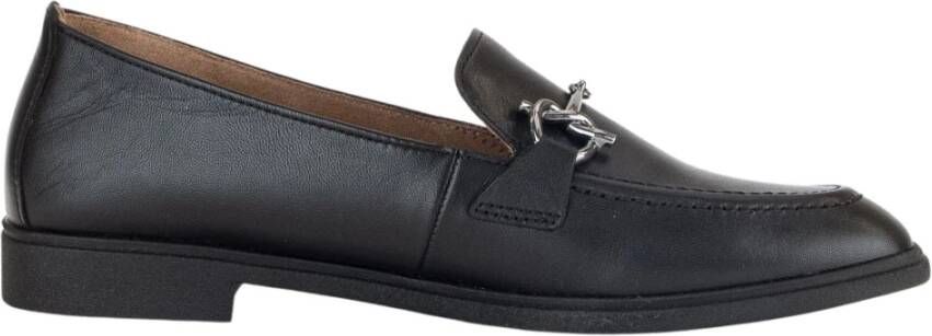 Gabor Zwarte Gesloten Loafers Dames Schoenen Black Dames