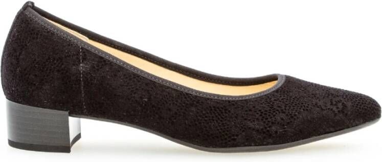 Gabor Zwarte Instapmoderne Loafers Black Dames