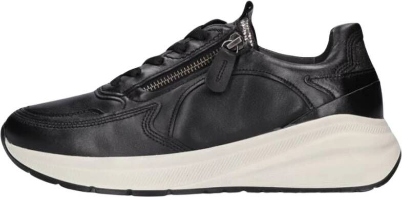 Gabor Zwarte Lage Sneakers 598 Black Dames