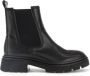 Gabor Zwarte Leren Chelsea Boots Black Dames - Thumbnail 3