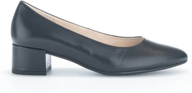 Gabor Zwarte Leren Pumps Black Dames