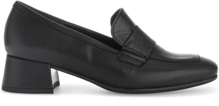 Gabor Zwarte Leren Pumps Black Dames