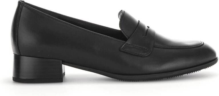 Gabor Zwarte Leren Pumps Black Dames