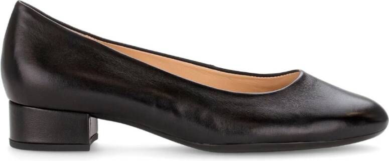 Gabor Zwarte Leren Pumps Moderne Stad Black Dames