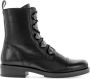 Gabor Zwarte Leren Veterschoenen Black Dames - Thumbnail 1