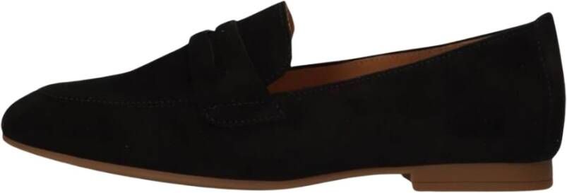 Gabor Zwarte Loafer 213 Klassieke Uitsnede Black Dames