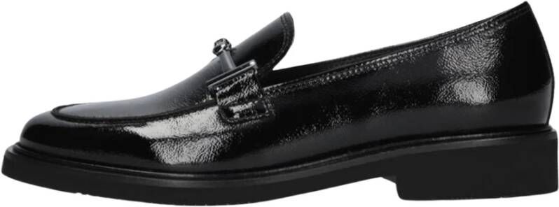 Gabor Zwarte Loafers met Horsebit Detail Black Dames