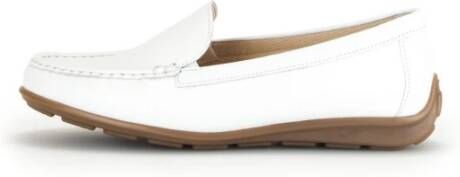 Gabor Zwarte Slipper Schoenen White Dames