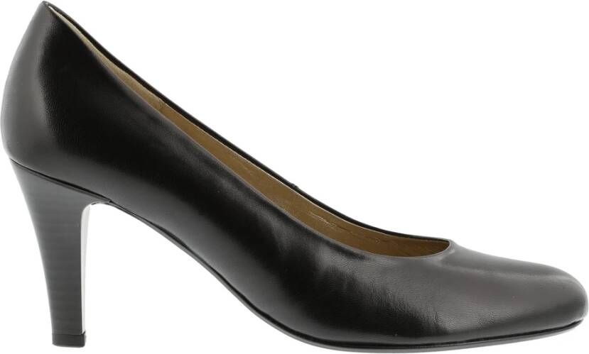 Gabor Zwarte Stiletto Hakken Instap Elegant Black Dames