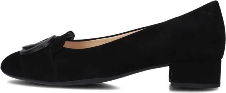 Gabor Zwarte Suède Pumps 323.1 Black Dames