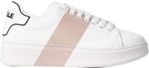 Gaëlle Paris Beige Sneakers Minimalistisch Design Moderne Stijl Beige Heren