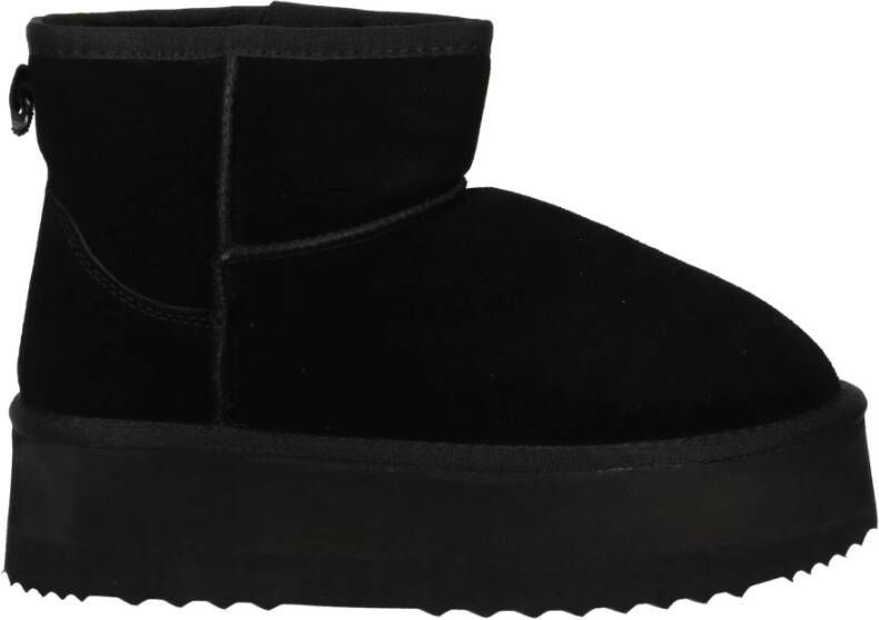 Gaëlle Paris Bont platform enkellaars Black Dames