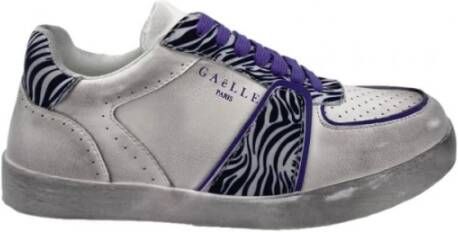 Gaëlle Paris Dames Eco-Leren Sneakers Purple Dames