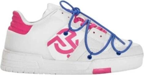 Gaëlle Paris Eco Leren Lage Sneakers Pink Dames