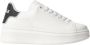 Gaëlle Paris Witte Sneaker met Zwarte Rubberen Achterkant White Dames - Thumbnail 1