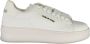 Gaëlle Paris Sportieve witte vetersneakers met logodetails White - Thumbnail 1