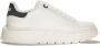 Gaëlle Paris Sportieve witte vetersneakers met contrastdetails White Dames - Thumbnail 13