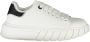 Gaëlle Paris Sportieve witte vetersneakers met contrastdetails White Dames - Thumbnail 4