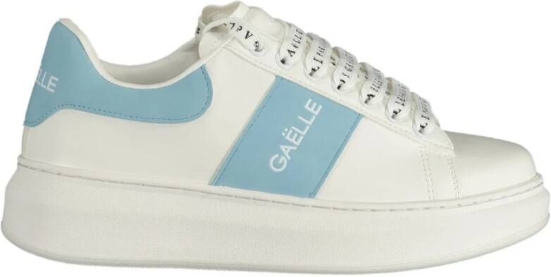 Gaëlle Paris Sportieve witte sneakers met contrastdetails White Dames