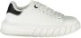 Gaëlle Paris Sportieve witte vetersneakers met contrastdetails White Dames - Thumbnail 1