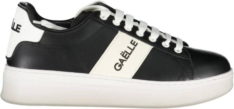 Gaëlle Paris Sportieve Zwarte Veterschoenen met Contrastdetails Black Heren