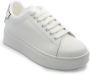 Gaëlle Paris Witte Leren Sneakers Gacam00011 Model White Heren - Thumbnail 2