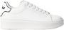 Gaëlle Paris Witte Leren Sneakers Gacam00011 Model White Heren - Thumbnail 1