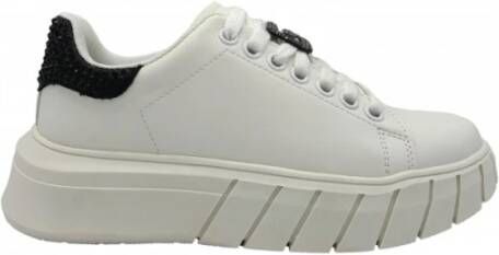 Gaëlle Paris Witte Leren Sneakers White Dames