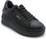 Gaëlle Paris Zwarte leren sneakers Gacam01080 model Black Dames - Thumbnail 1