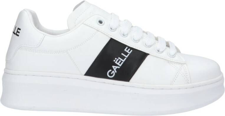 Gaëlle Paris Zwart Wit Sneaker Schoenen voor Mannen White Heren
