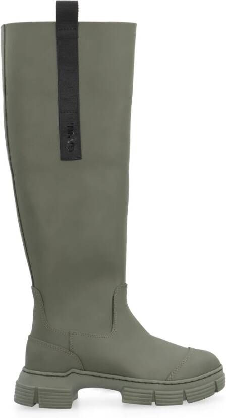 Ganni Boots Green Dames