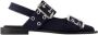 Ganni Canvas flats Black Dames - Thumbnail 1