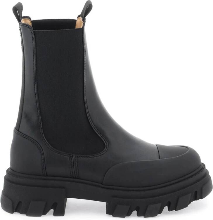 Ganni Chelsea Boots Black Dames