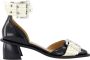 Ganni Chunky Buckle Open Cut Damesschoenen Black Dames - Thumbnail 1