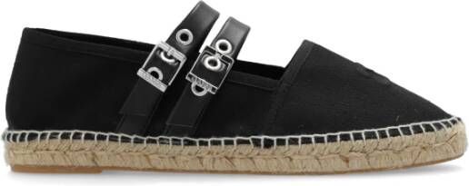 Ganni Espadrilles met gespen Black Dames