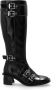 Ganni Stijlvolle Buckle High Boots Black Dames - Thumbnail 2