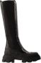 Ganni Leather boots Black Dames - Thumbnail 1