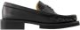 Ganni Leather flats Black Dames - Thumbnail 1