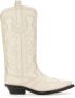 Ganni Leren Western Boot Made in Portugal White Dames - Thumbnail 1