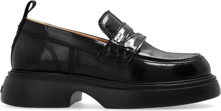 Ganni Loafers Black Dames