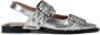 Ganni Zilver Metallic Ballerina Schoenen Gray Dames - Thumbnail 5