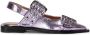 Ganni Lavendel Slingback Ballet Flat met Gespen Purple Dames - Thumbnail 1