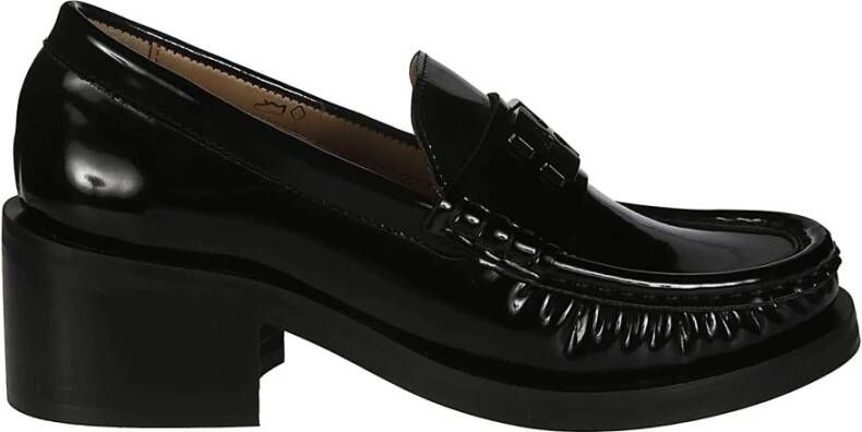 Ganni Middelhak Loafer Schoen Black Dames