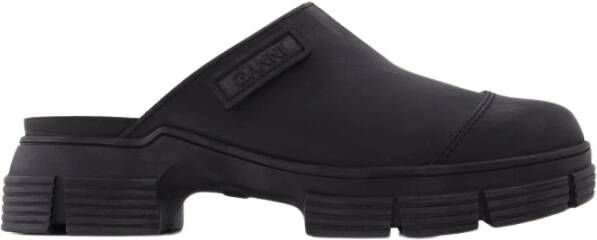 Ganni Stijlvolle Zwarte Retro Mules Black Dames