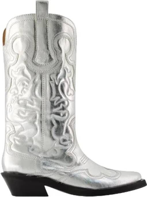 Ganni Plastic boots Gray Dames